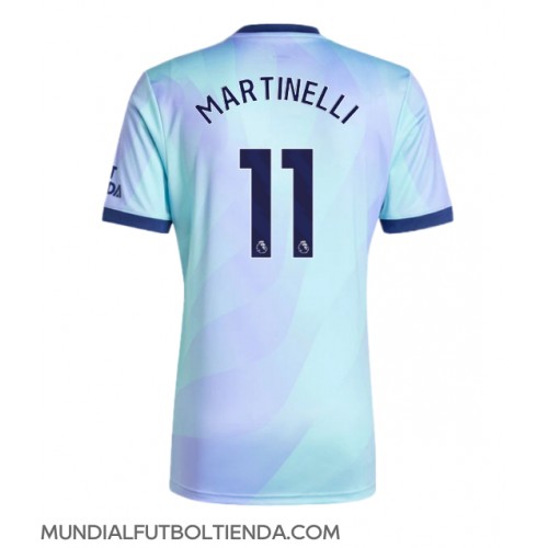 Camiseta Arsenal Gabriel Martinelli #11 Tercera Equipación Replica 2024-25 mangas cortas